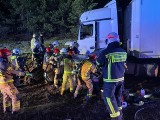 Śmiertelny wypadek na DK 10 pod Bydgoszczą. Nie żyje 26-letni mężczyzna. Zobacz zdjęcia z miejsca zdarzenia