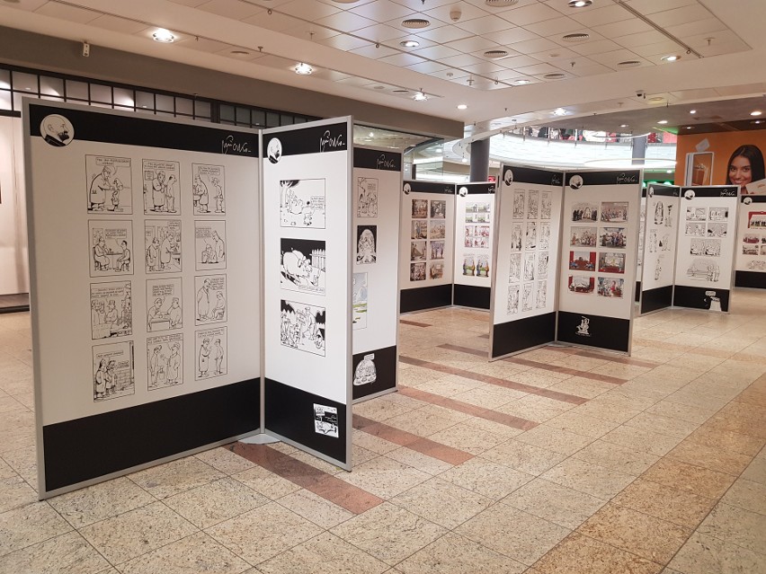 Wystawa rysunków Andrzeja Mleczki w Galerii Łódzkiej. Prace mistrza rysunkowej satyry można `było oglądać do soboty 25 marca