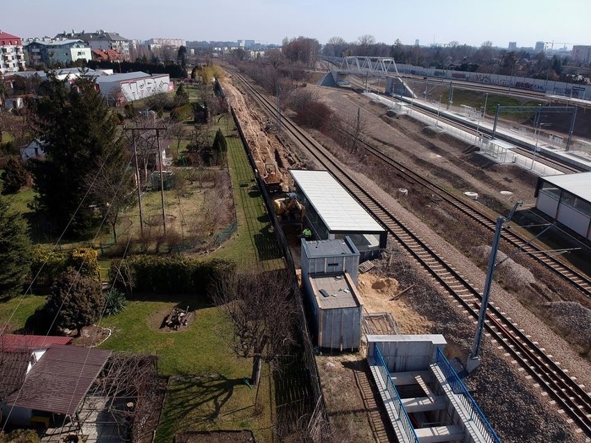 Tak powstaje nowy przystanek PKP w Bronowicach, w rejonie...