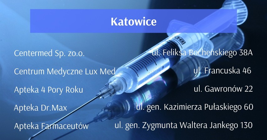 Szczepionki przeciwko grypie w Katowicach. Sprawdź, w których przychodniach i punktach możesz się zaszczepić!