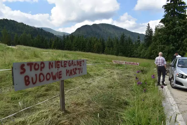 Mieszkańcy Krzeptówek protestują przeciwko budowie masztu telekomunikacyjnego