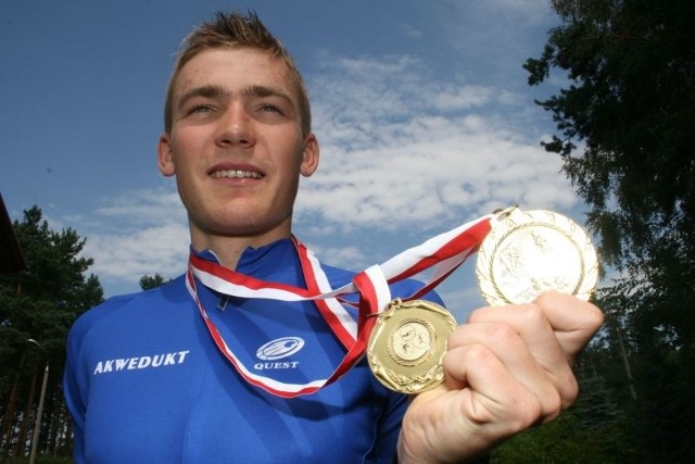 Przemysław Szymanowski w Baryczy przygotowuje się do Młodzieżowych Mistrzostw Europy w triathlonie, które odbędą się we Włoszech.