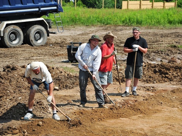 Prace archeologiczne pod Wasilkowem.