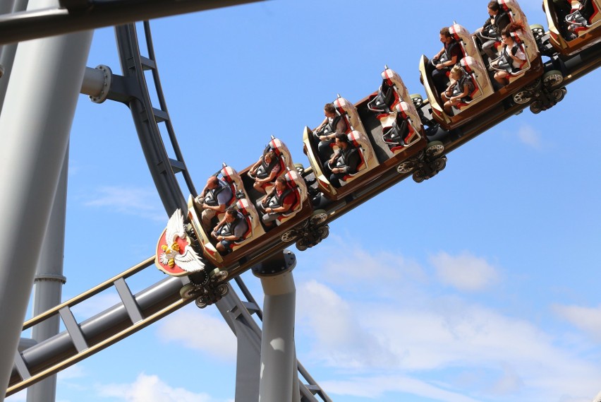 Legendia: Lech Coaster [OTWARCIE 1 LIPCA] Pierwszy przejazd za nami WIDEO, ZDJĘCIA