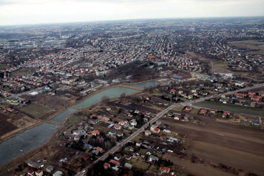 Lublin z lotu ptaka. Przelot AW101 nad miastem (ZDJĘCIA, WIDEO)