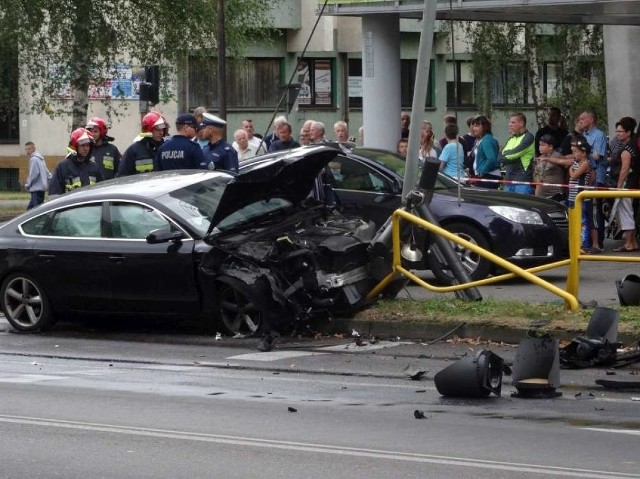 Wypadek w Pile po policyjnym pościgu