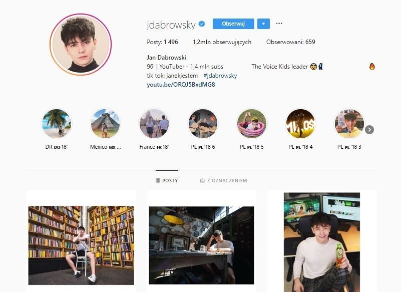 Jdabrowsky (1,2 mln) - Youtuber