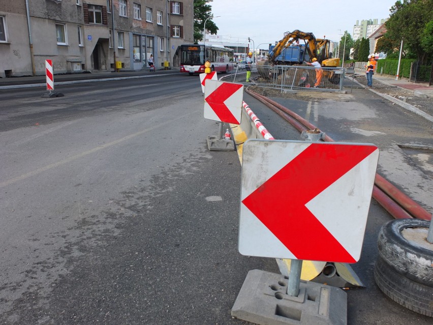 Przebudowa ulicy Niemodlińskiej w Opolu.