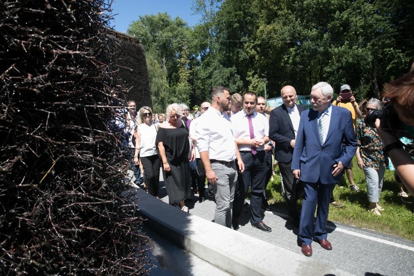 Piotr Kempf i Jacek Majchrowski podczas otwarcia tężni...