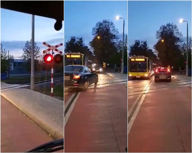 Czerwone światło na przejeździe kolejowym jest tak samo ważne, jak na zwykłym skrzyżowaniu. Absolutnie nie można go ignorować