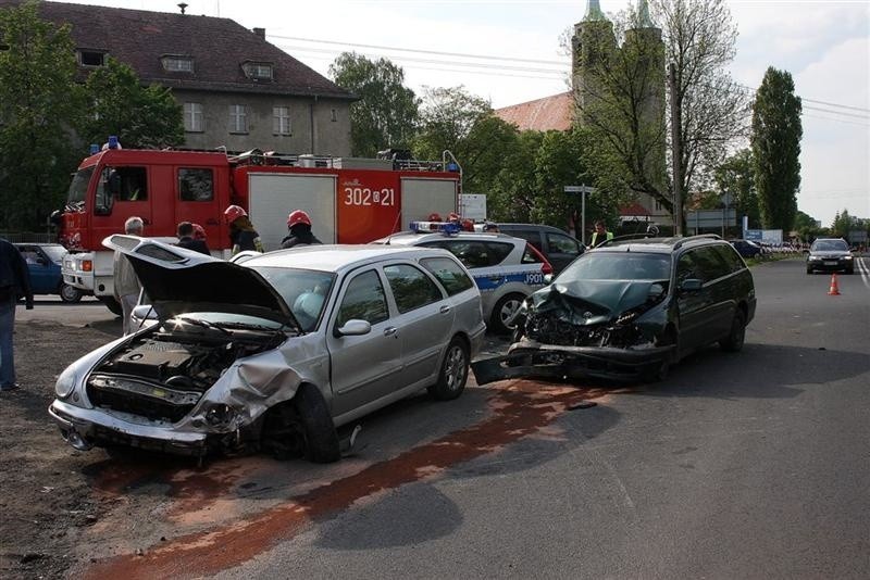 Toyota zderzyla sie z lancią