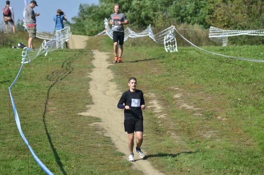 Duatlon Xdu 2014: Biegali i jeździli w Lasku Marcelińskim...