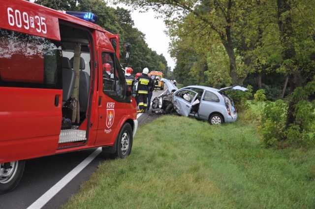 Śrem: Zderzenie dwóch aut. Są ranni