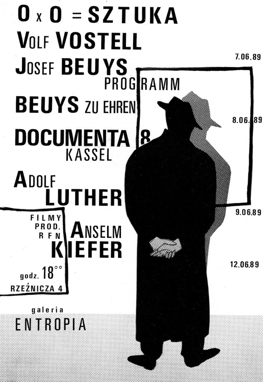 Pokaz filmów o twórczości Josepha Beuysa, rok 1989
