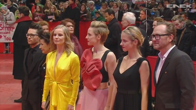 Polska ekipa na czerwonym dywanie Berlinale 2016fot. ENEX/x-news