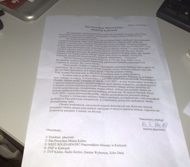 Autorzy listu dają czas prezydentowi Lubawskiemu do piątku 13 marca.