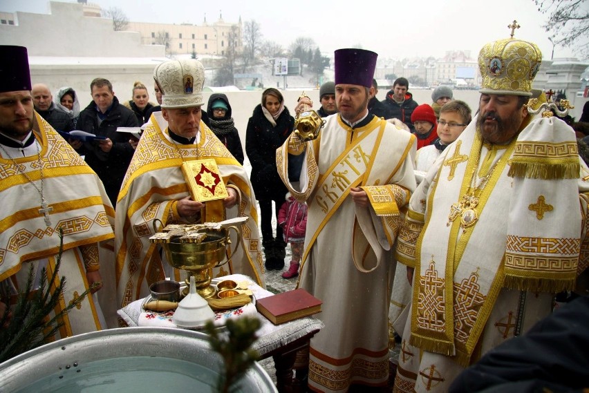 Obrzęd Wielkiego Poświęcenia Wody w lubelskiej Cerkwi (ZDJĘCIA)