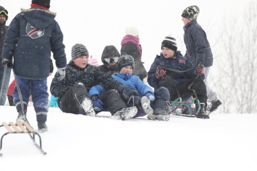 Tłumy na Górce Środulskiej w Sosnowcu