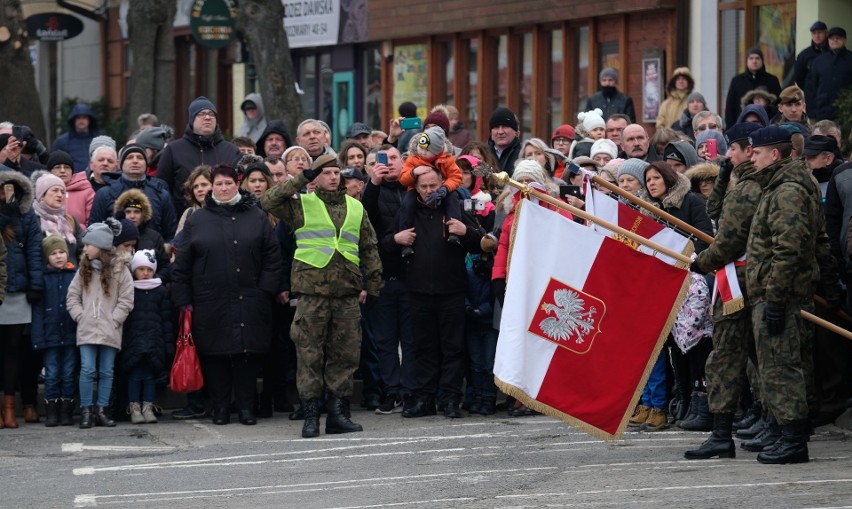 Przysięga wojskowa żołnierzy obrony terytorialnej w...