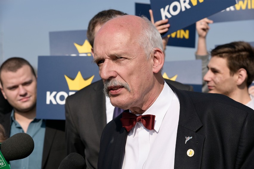 Janusz Korwin-Mikke: "Niech sobie (ludzie) demonstrują, byle...