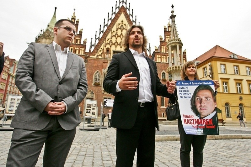 Wrocław: Agent Tomek promował się w Rynku