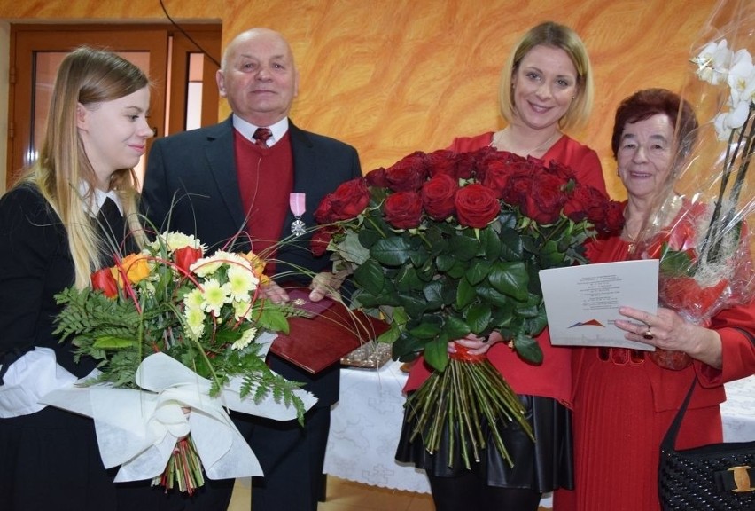 Piękne "Sto lat" dla złotych jubilatów z Radoszyc