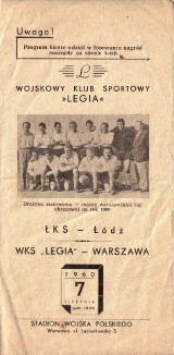 ŁKS - Legia. Stare programy z meczów. Zobacz jak zmieniał się świat