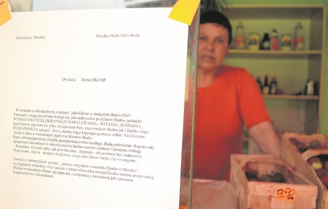 Barbara Charzyńska zebrała już ponad 100 podpisów. Protest wyśle do centrali PKO BP