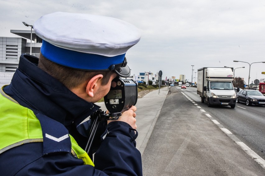 Policjanci z wydziałów drogowych policji Kujawsko-Pomorskiem...