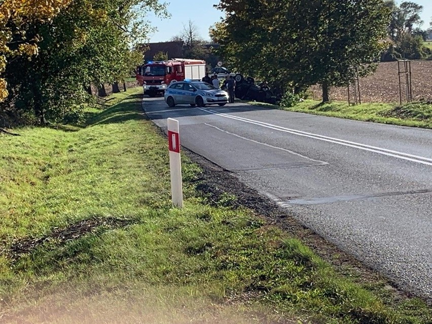 Groźny wypadek na drodze Wrocław - Strzelin. Droga zablokowana  