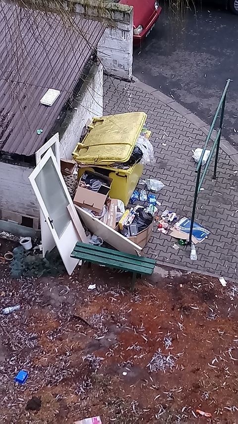 Kraków. Osiedle Tysiąclecia tonie w śmieciach [ZDJĘCIA]