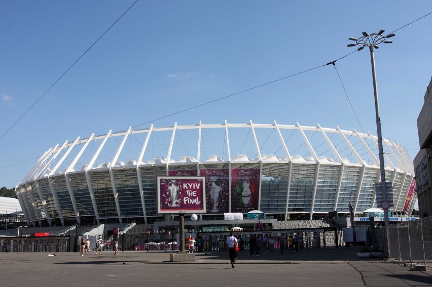 Stadion Olimpijski w Kijowie - arena finału Euro 2012...