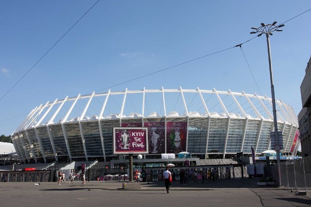 Stadion Olimpijski w Kijowie - arena finału Euro 2012 Hiszpania - Włochy