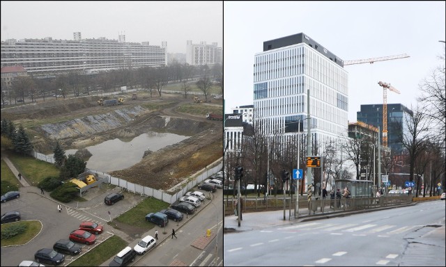 Do 2006 roku plac między Poltegorem (dziś Sky Towerem) i Hotelem Orbis należał do miasta. Od kilku lat rośnie tu Nowe Centrum Południowe, czyli kompleks pięciu wieżowców mieszkalnych i biurowych. Zobacz, jak rozwijała się ta duża przestrzeń w centrum Wrocławia!