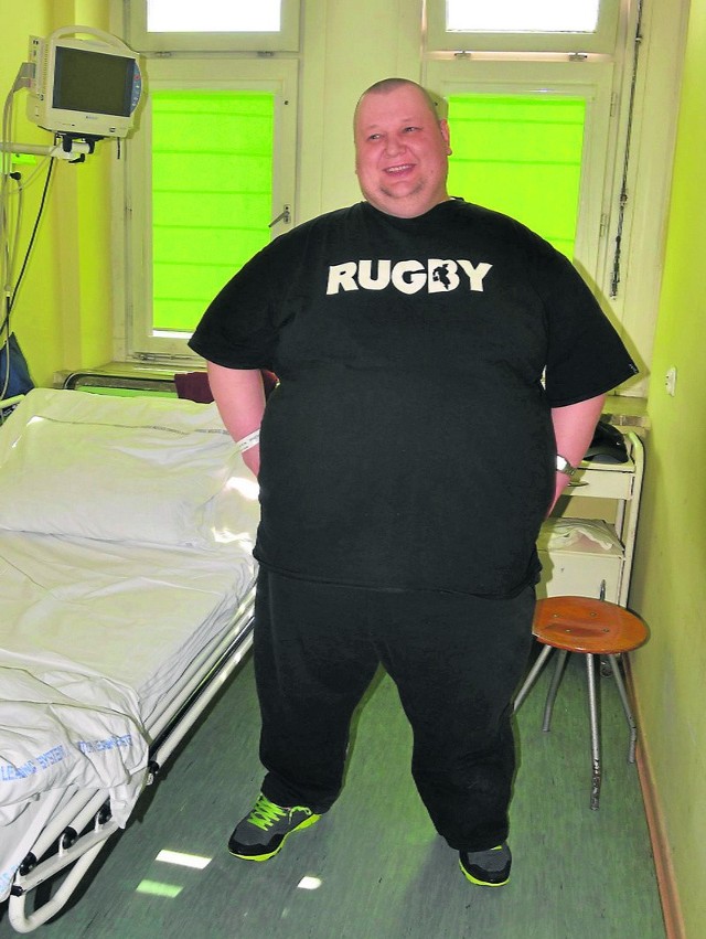 Pan Jacek po operacji czuje się świetnie i wierzy, że uda mu się systematycznie zrzucać zbędne kilogramy.