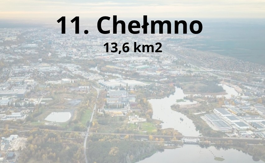 11. Chełmno - 13,6 km2...