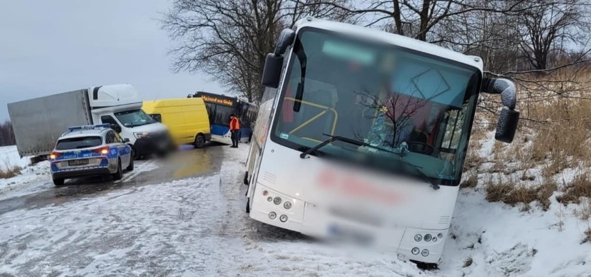 Wypadek w Brzoskwini w gminie Zabierzów