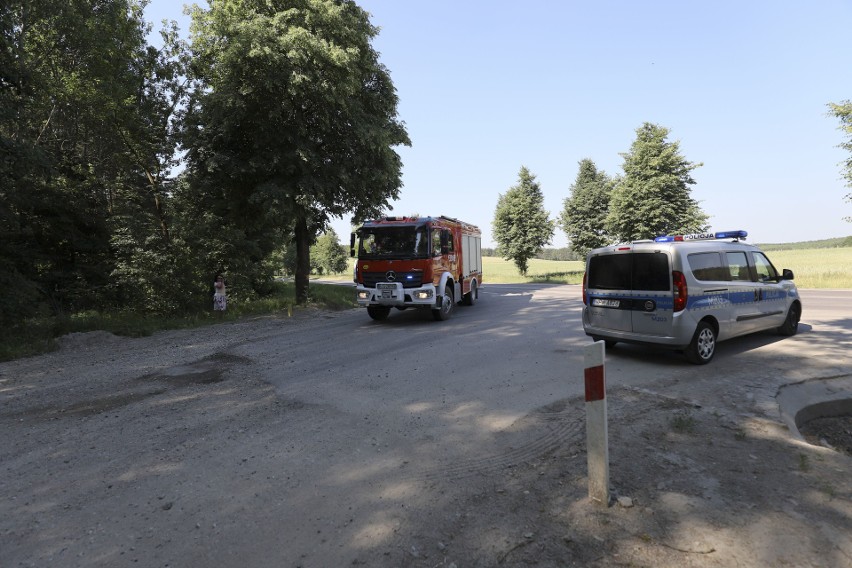 Pożar w sortowni odpadów wybuchł w niedzielę o godz. 20.