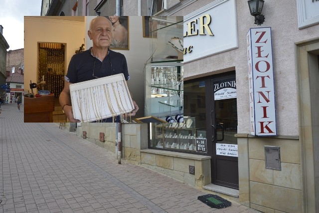 Złodziej złapał garść łańcuszków i wybiegł ze sklepu, na końcu ulicy został zatrzymany przez młodego mężczyznę, Kamila