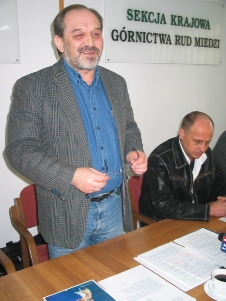 Józef Czyczerski, szef Solidarności w Polskiej Miedzi, jego związek jest w sporze zbiorowym z zarządem spółki od lipca 2009. Zarząd nie uznaje racji związkowców.