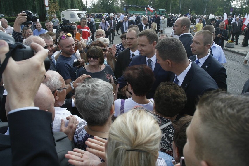 Prezydent Andrzej Duda w Jastrzębiu na uroczystościach...