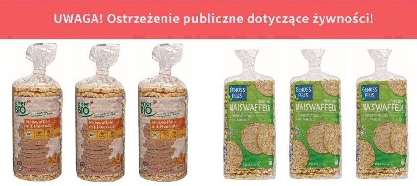 GIS ostrzega: Metal w popularnych waflach kukurydzianych! Rossmann wycofuje całe partie [NOWE OSTRZEŻENIE GIS]