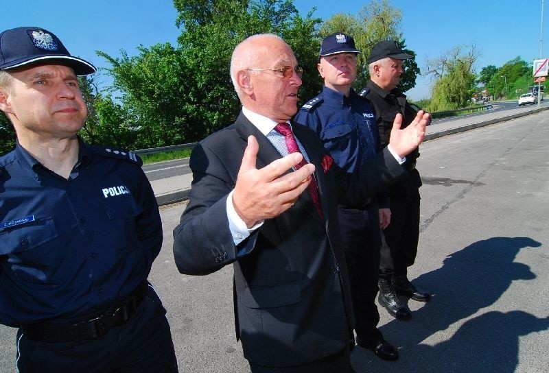 Jerzy Borowski, burmistrz Sandomierza zaprosił policjantów...