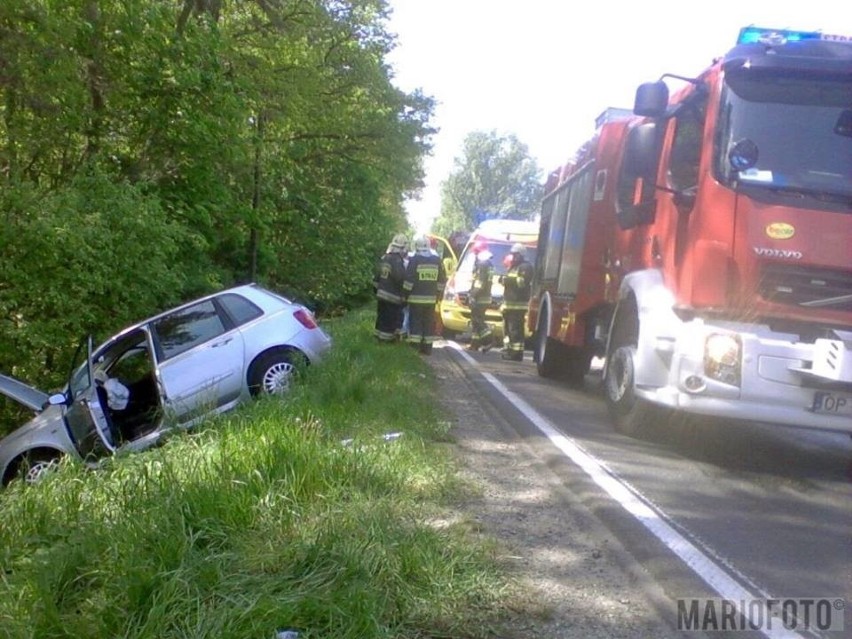 Trzy samochody zderzyły się między Opolem a Zawadą