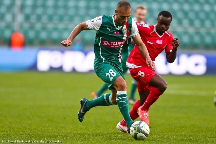 Śląsk Wrocław – Widzew Łódź 1:0. Trzy punkty dla WKS-u (WYNIK, ZDJĘCIA)