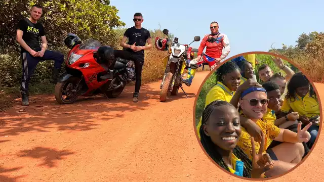 Trzech polskich motocyklistów z Byczyny na drogach i bezdrożąch Afryki.