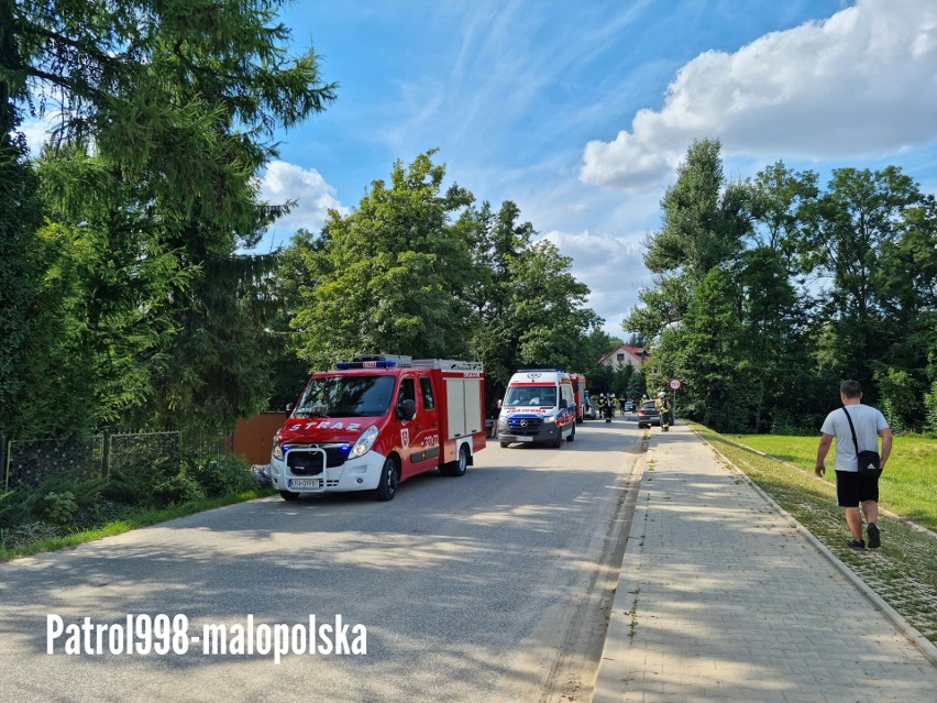Wypadek w Iwanowicach na drodze powiatowej