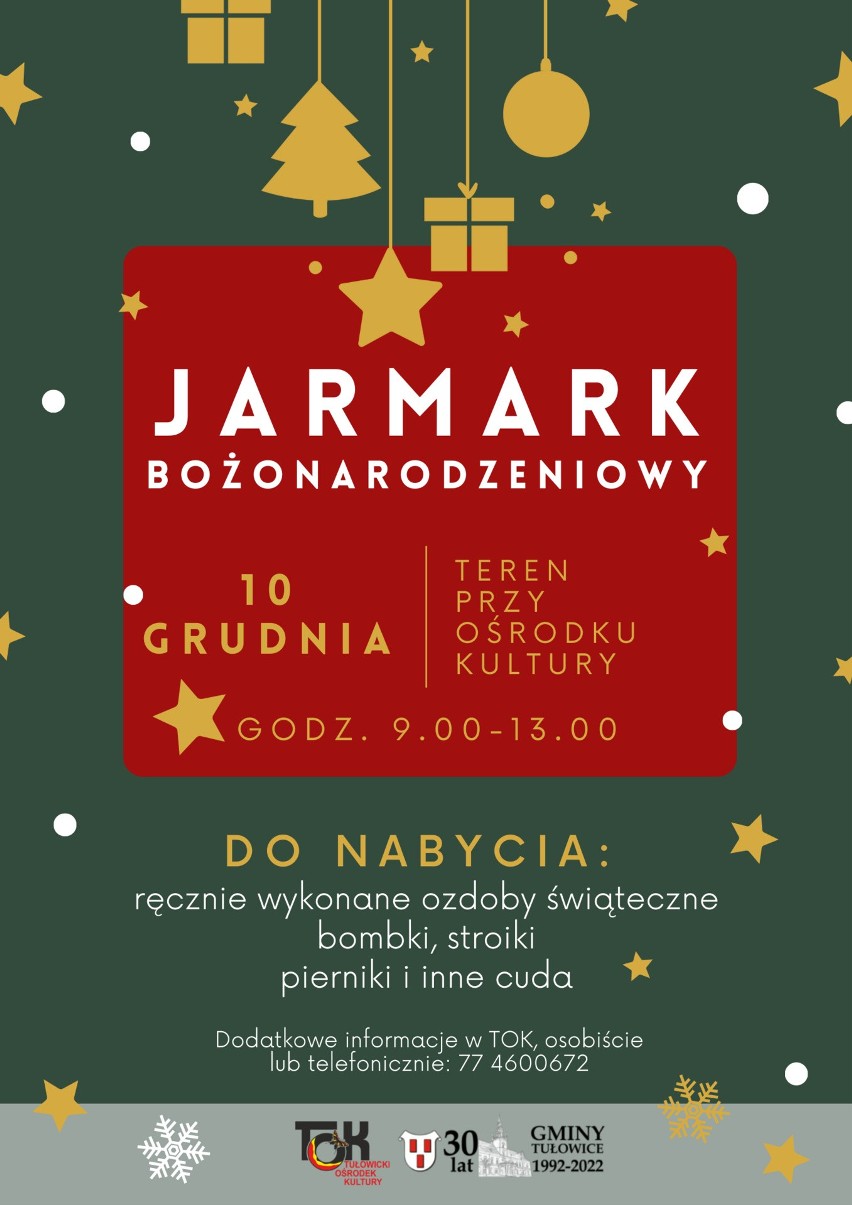 Trzy niezwykłe Jarmarki Bożonarodzeniowe na Opolszczyźnie już w najbliższy weekend 10-11 grudnia