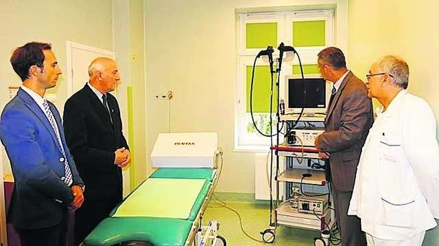 Nowy gastrofiberoskop do rypińskiego szpitala kupiono za 50 tys. złotych Fot. nadesłana
