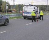 Potrącił   pieszą   na przejściu